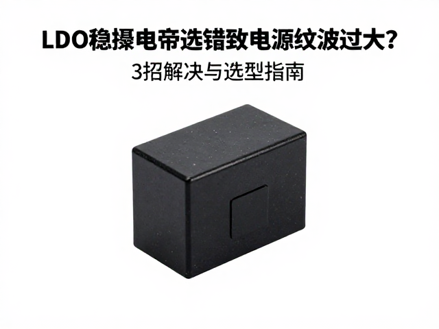 LDO稳压电容选错致电源纹波过大？3招解决与选型指南