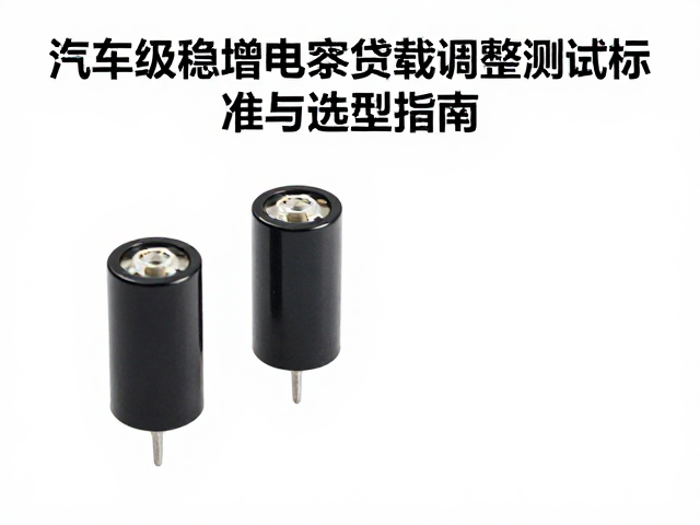 汽车级稳压电容负载调整测试标准与选型指南
