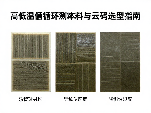 高低温循环测试中导热辅料与云母片选型指南