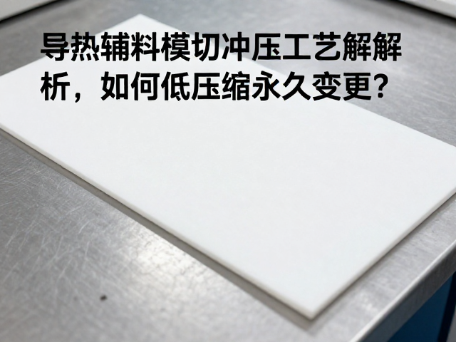 导热辅料模切冲压工艺解析,如何降低压缩永久变形?