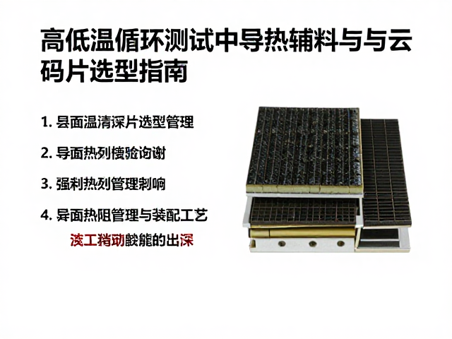 高低温循环测试中导热辅料与云母片选型指南