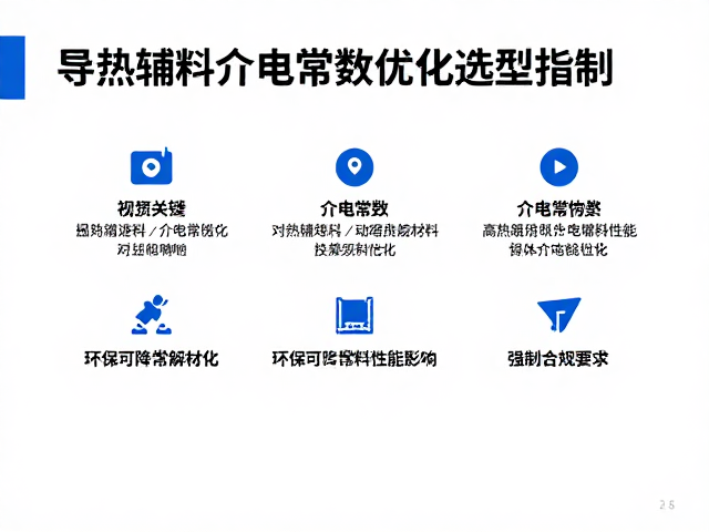 导热辅料介电常数优化,环保可降解材料选型指南
