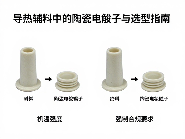 导热辅料中的陶瓷绝缘子,耐温范围全解析与选型指南