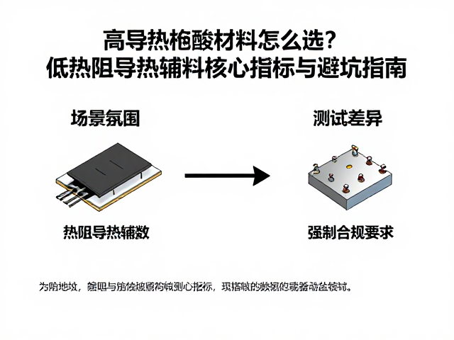 高导热绝缘材料怎么选?低热阻导热辅料核心指标与避坑指南