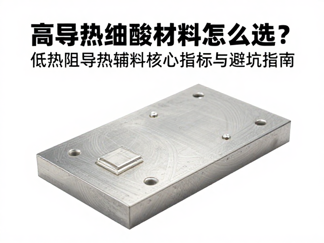 高导热绝缘材料怎么选?低热阻导热辅料核心指标与避坑指南