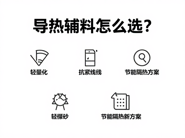 导热辅料怎么选?轻量化,抗紫外线设计,节能隔热新方案