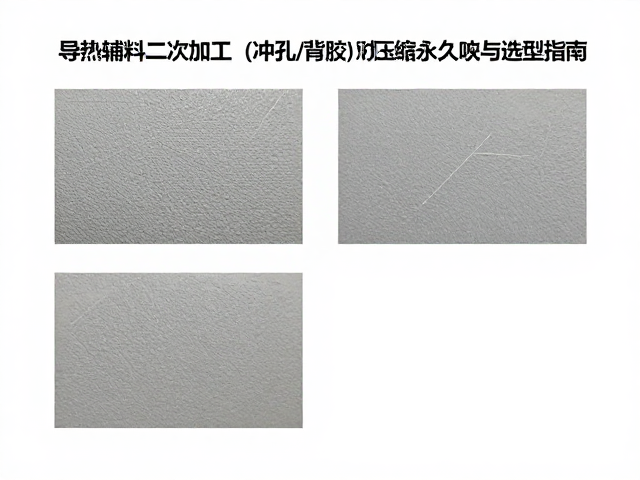 导热辅料二次加工(冲孔/背胶)对压缩永久变形的影响与选型指南