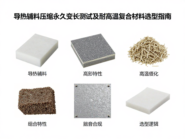 导热辅料压缩永久变形测试及耐高温复合材料选型指南