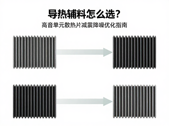 导热辅料怎么选?高音单元散热片减震降噪优化指南
