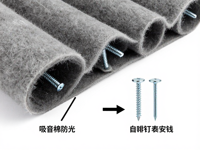 吸音棉防水处理技巧，固定螺丝与自攻钉安装指南