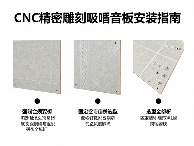 CNC精密雕刻吸音板安装指南，固定螺丝与自攻钉选型全解析