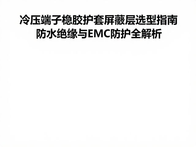 冷压端子橡胶护套屏蔽层选型指南，防水绝缘与EMC防护全解析