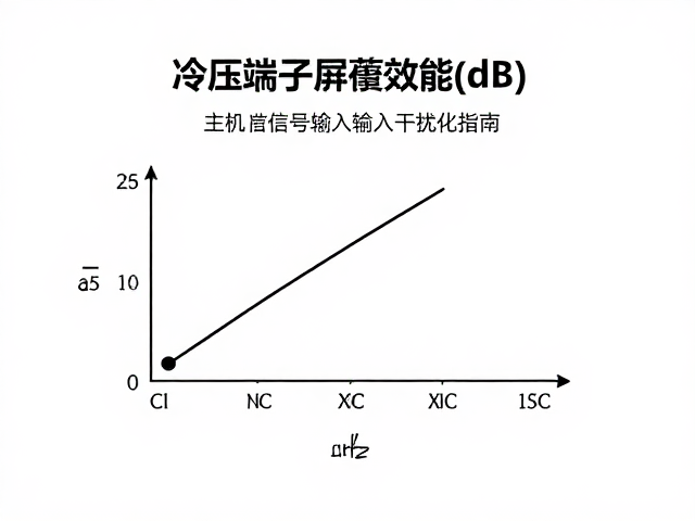 冷压端子屏蔽效能(dB)测试，主机信号输入干扰优化指南
