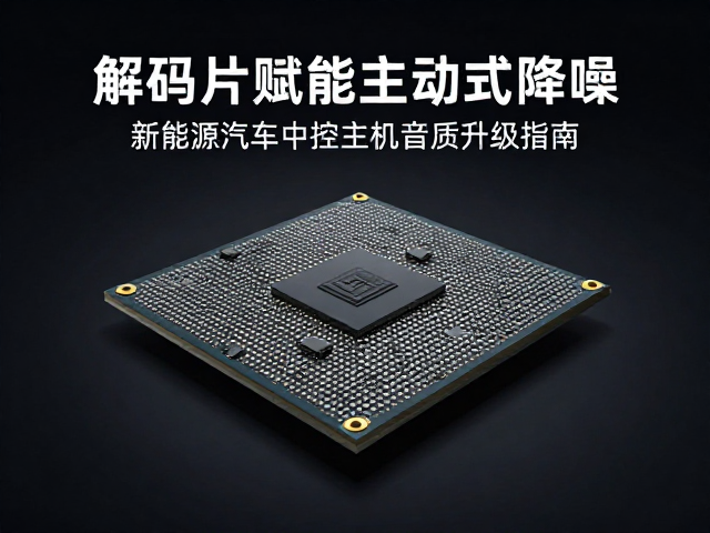 解码芯片赋能主动式降噪，新能源汽车中控主机音质升级指南