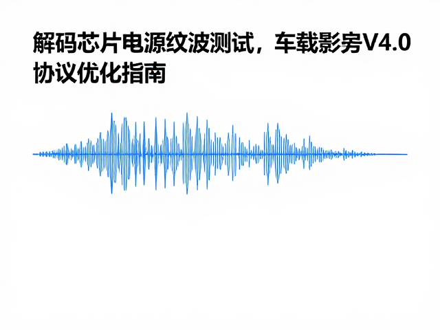 解码芯片电源纹波测试，车载影音V4.0协议优化指南