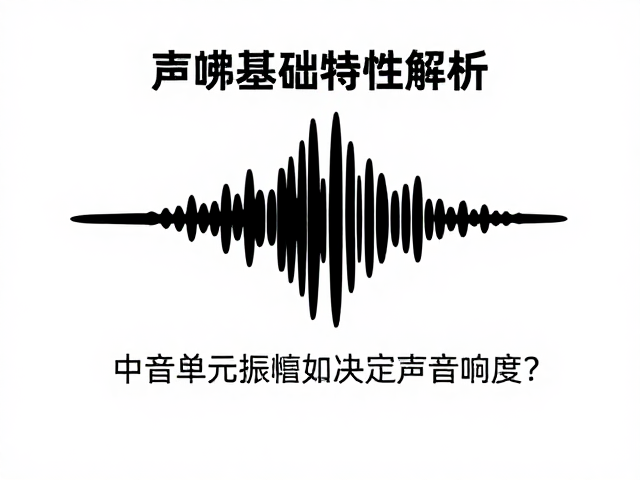 声波基础特性解析，中音单元振幅如何决定声音响度？