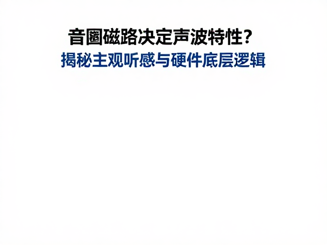 音圈磁路决定声波特性?揭秘主观听感与硬件底层逻辑