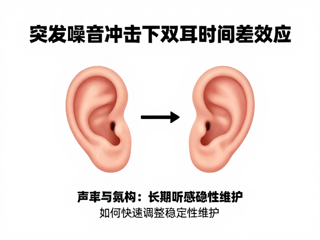 突发噪音冲击下双耳时间差效应,如何快速调整听感均衡?