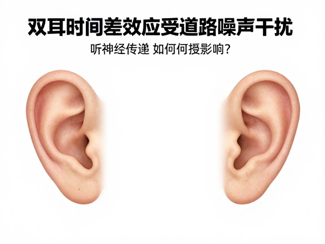 双耳时间差效应受道路噪声干扰，听神经传递如何受影响？