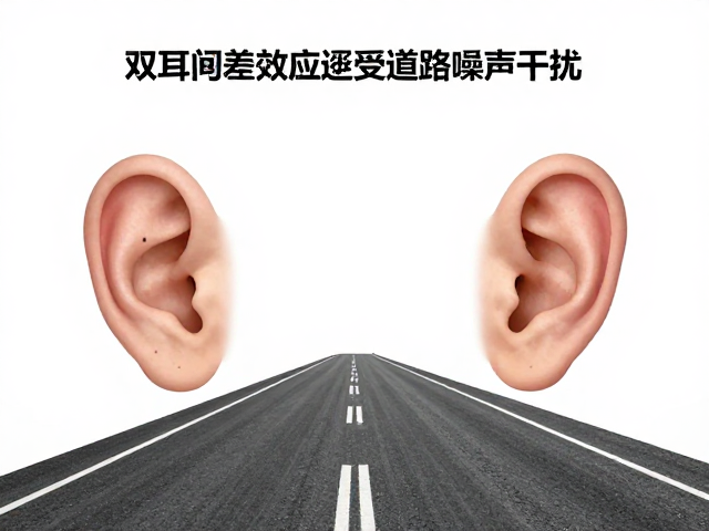 双耳时间差效应受道路噪声干扰，听神经传递如何受影响？