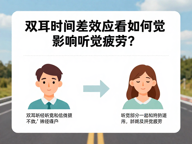 双耳时间差效应如何影响听觉疲劳?应对道路噪声干扰的科学恢复指南
