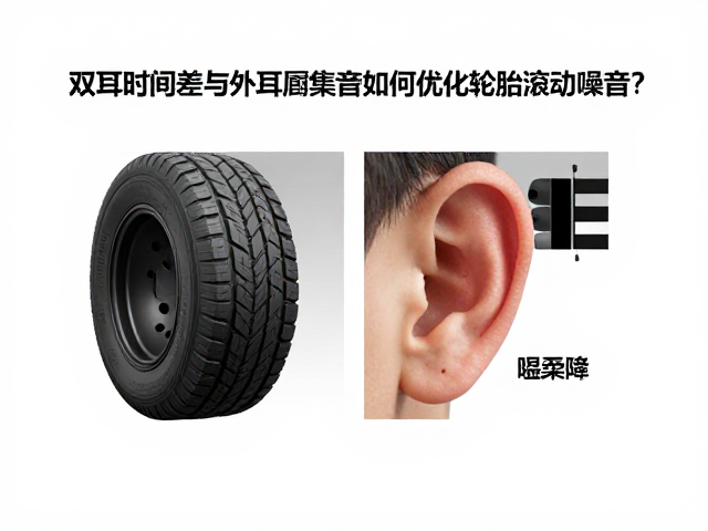 双耳时间差与外耳廓集音如何优化轮胎滚动噪音?