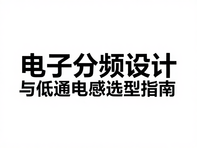 电子分频设计，分频点匹配原则与低通电感选型指南