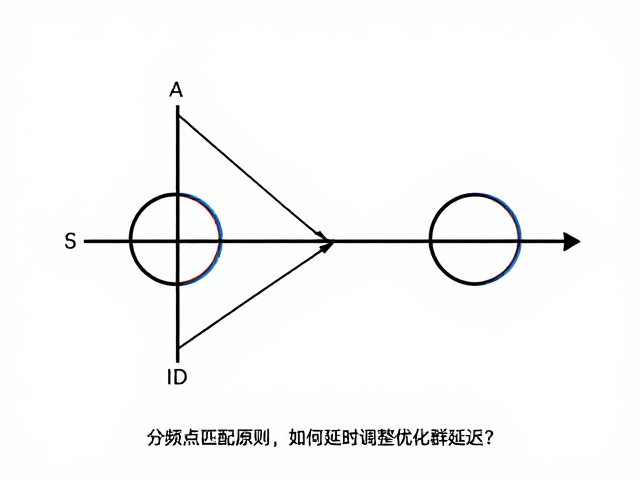 分频点匹配原则，如何通过延时调整优化群延迟？