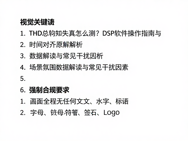 THD总谐波失真怎么测?DSP软件操作指南与时间对齐原理解析