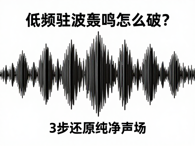 低频驻波轰鸣怎么破?听音训练,时间对齐原理,3步还原纯净声场