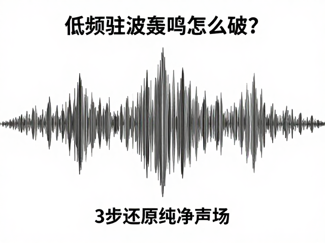 低频驻波轰鸣怎么破?听音训练,时间对齐原理,3步还原纯净声场
