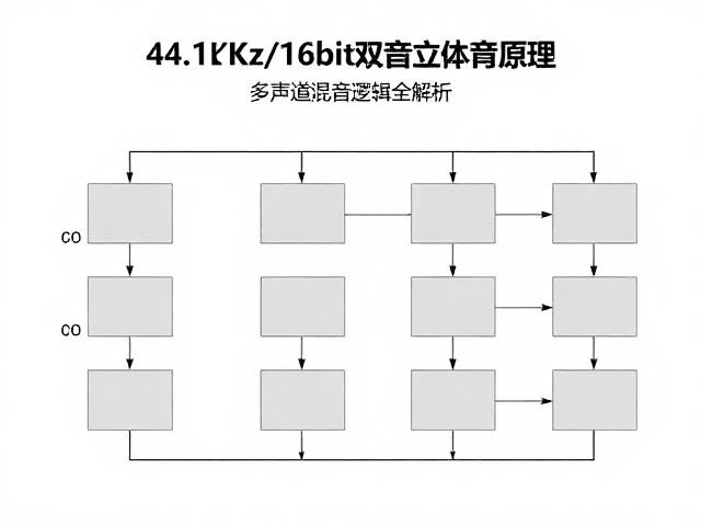 44.1kHz/16bit双声道立体声原理与多声道混音逻辑全解析