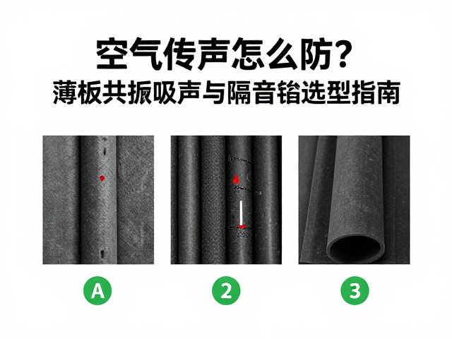 空气传声怎么防？薄板共振吸声与隔音毡选型指南