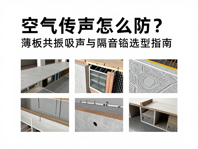 空气传声怎么防？薄板共振吸声与隔音毡选型指南