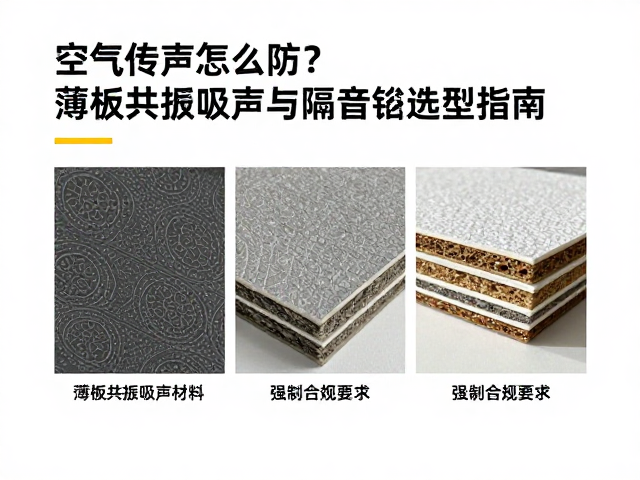 空气传声怎么防？薄板共振吸声与隔音毡选型指南