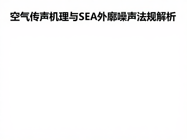 空气传声机理与SEA外廓噪声法规解析