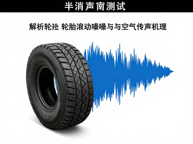 半消声室测试，解析轮胎滚动噪声与空气传声机理