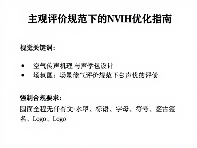 空气传声机理与声学包设计,主观评价规范下的NVH优化指南