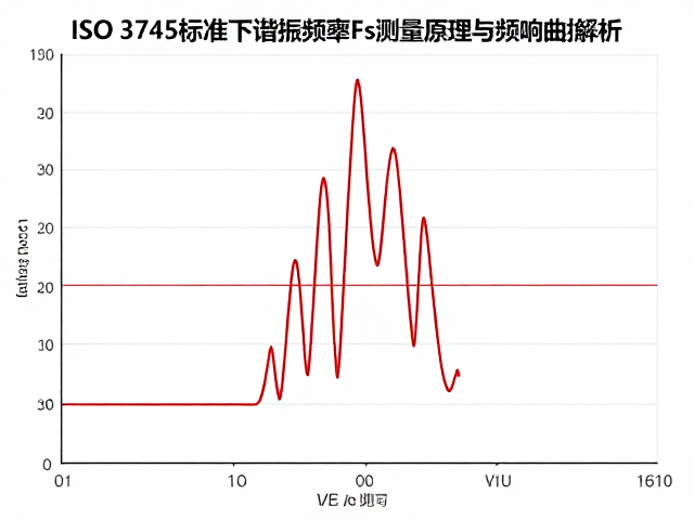 ISO 3745标准下谐振频率Fs测量原理与频响曲线解析