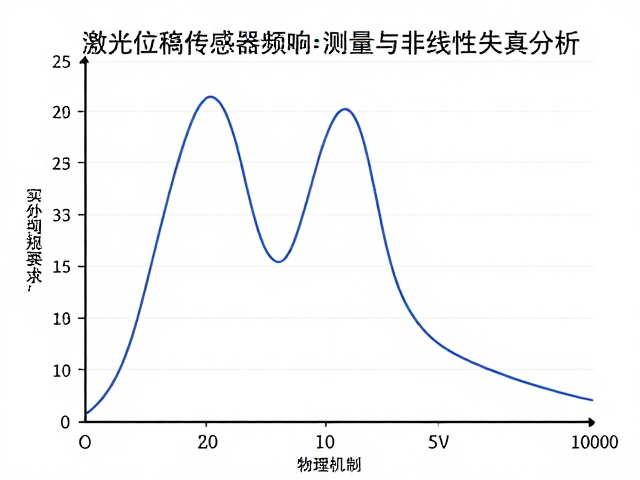 激光位移传感器频响曲线测量与非线性失真分析