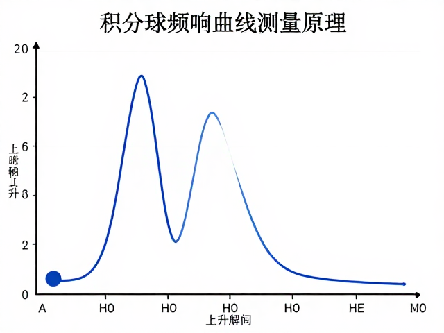 积分球频响曲线测量原理与上升时间解析