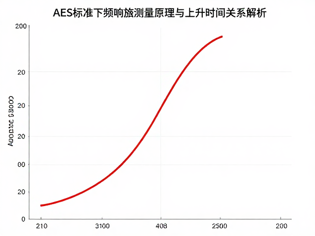 AES标准下频响曲线测量原理与上升时间关系解析