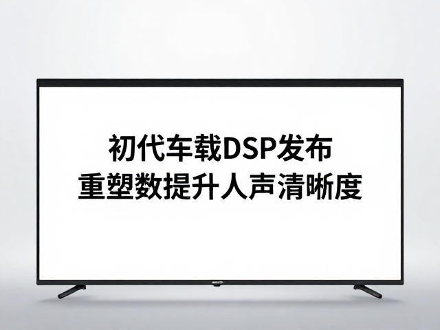 初代车载DSP发布，重塑声像定位，极致提升人声清晰度