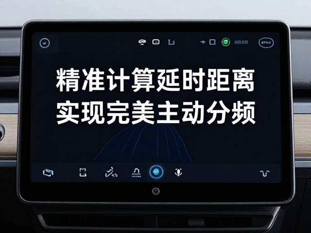 初代车载DSP发布，精准计算延时距离，实现完美主动分频