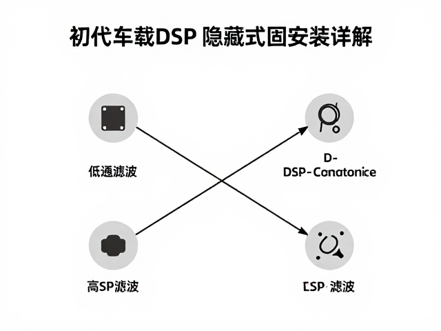 初代车载DSP发布,高通低通滤波与隐藏式固定安装详解