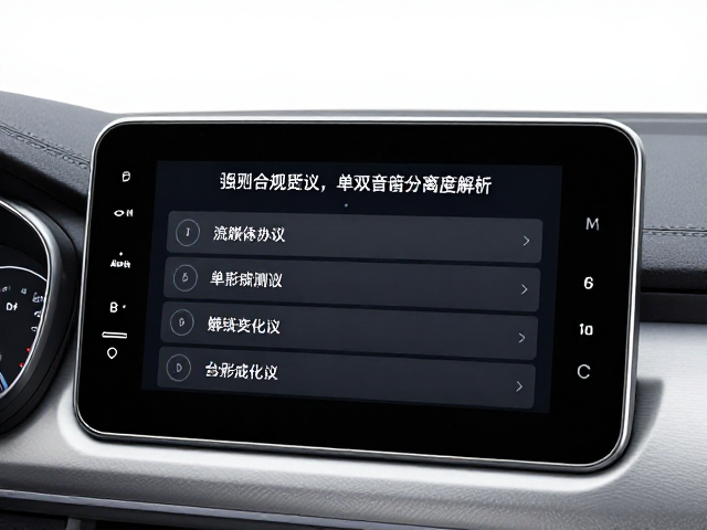 车载DIN主机标准诞生，流媒体协议与单双声道分离度解析