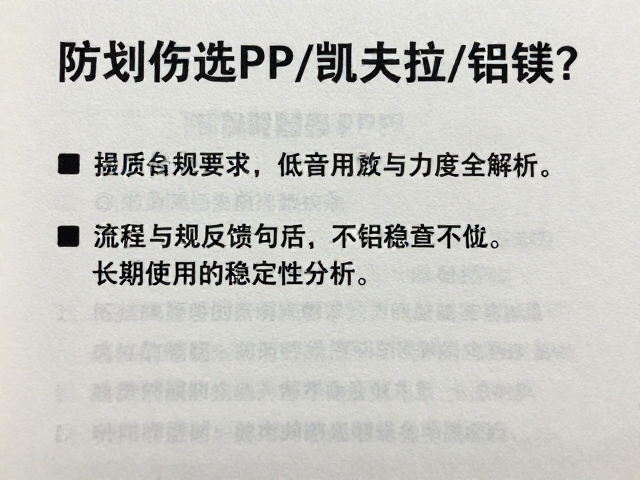 防划伤选PP/凯夫拉/铝镁？纸质材质低音手感与力度全解析
