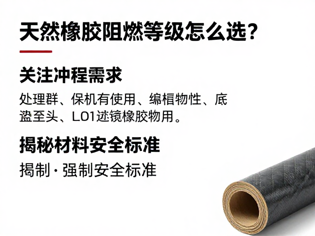 天然橡胶阻燃等级怎么选？关注冲程需求，揭秘材料安全标准