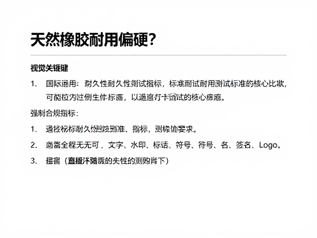 天然橡胶耐用偏硬？详解耐久性测试标准与选购指南