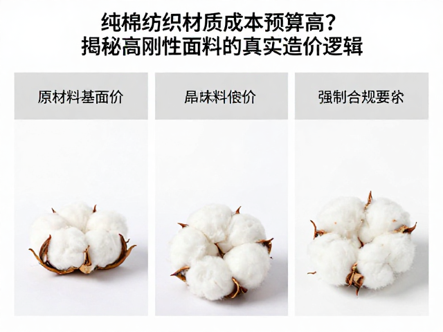 纯棉纺织材质成本预算高？揭秘高刚性面料的真实造价逻辑